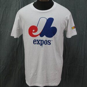 Montreal Expos Shirt - Classic Big Logo - Men's Large